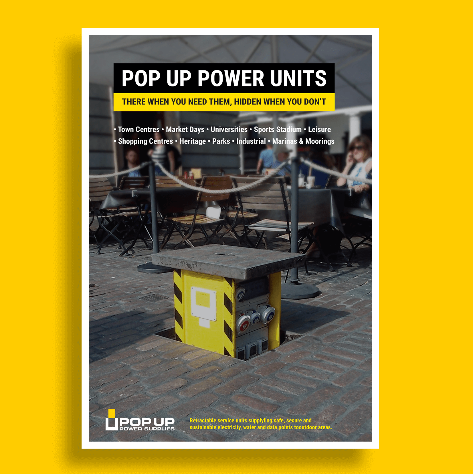 Pop Up Power Unit downloadable brochure image