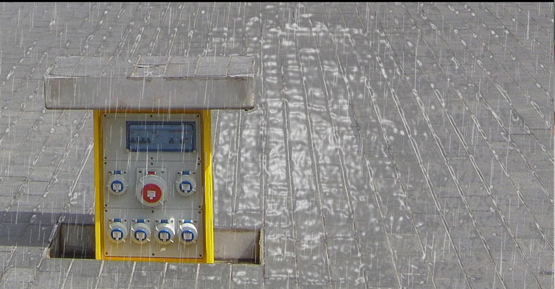 Image of in-ground unit with lid closed 