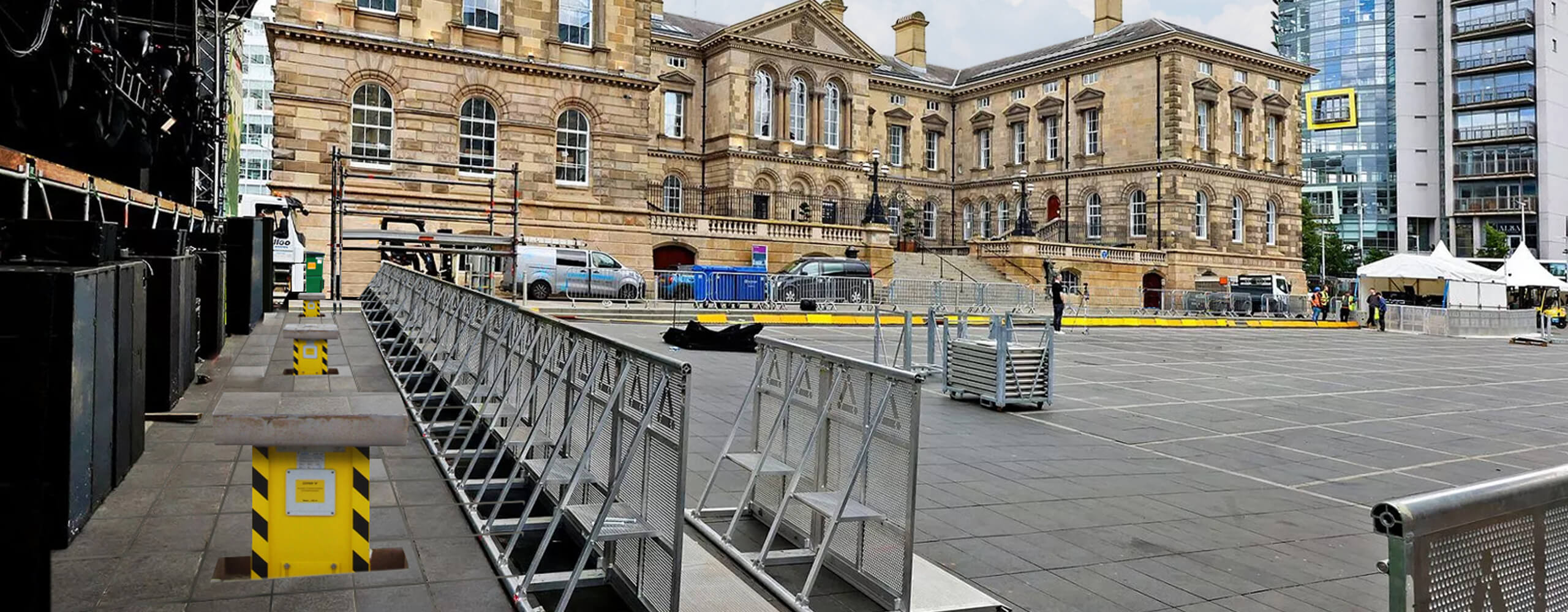 Pop up power units installed in Belfast