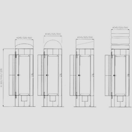Power bollard schematic plans