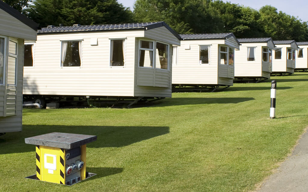 Caravan park pop up unit
