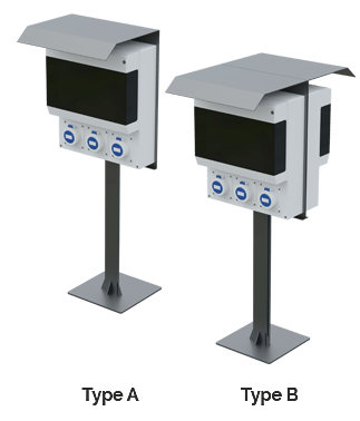 The Cruiser power distribution unit from Pop Up Power Supplies which is ideal for marinas and camping sites.