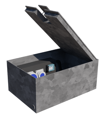 Pop Up Power Supplies Slim In Ground Unit
