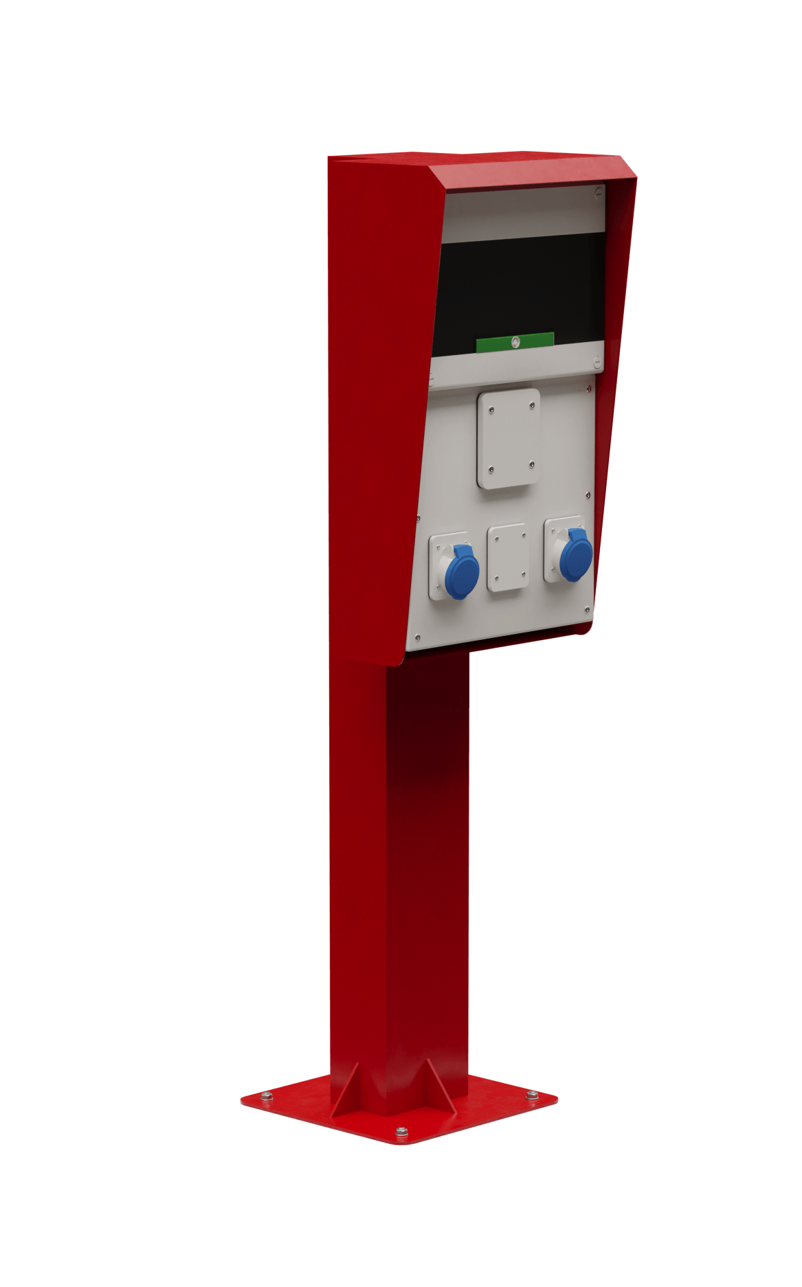 Pop Up Power Supplies PUPS 01 retractable service unit, which offers on-demand access to power, water, gas and other services.