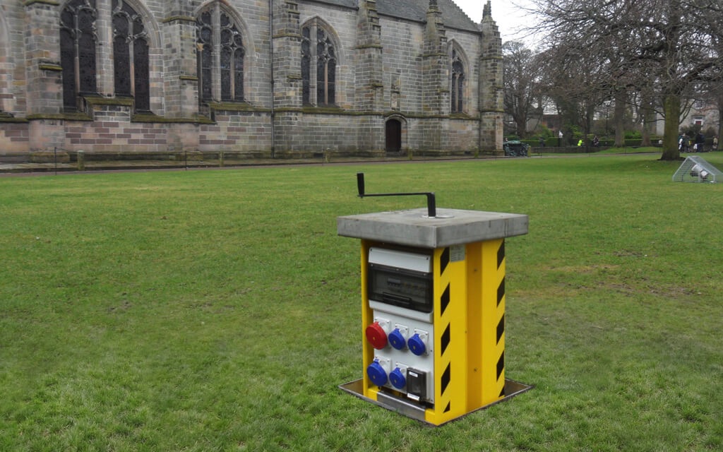 Aberdeen university pop up unit