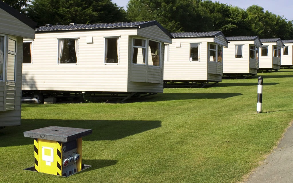 Caravan park pop up unit