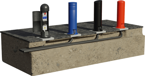 Pop Up Power Supplies Power Bollards