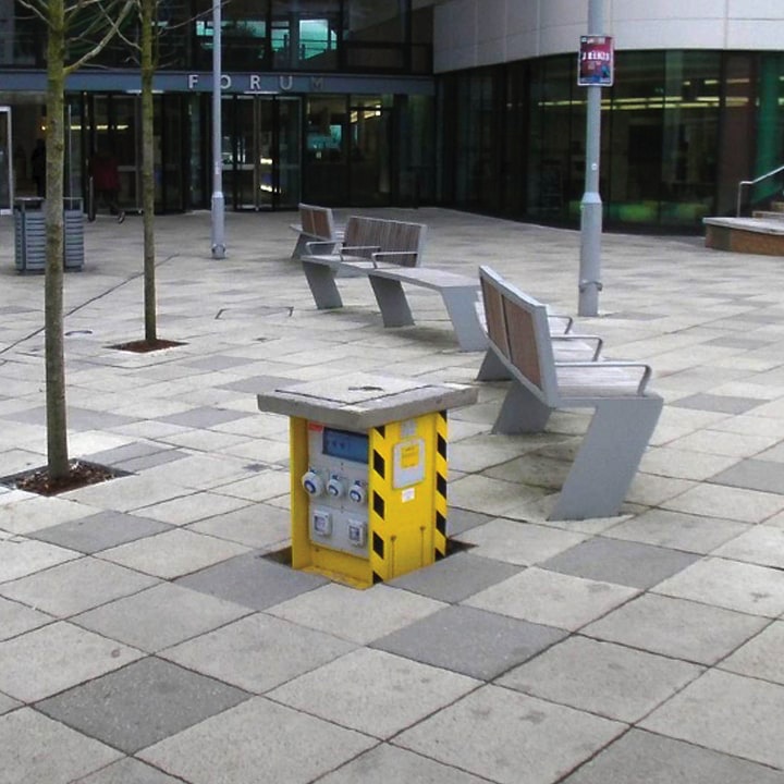 Exeter University Pop Up Unit Raised