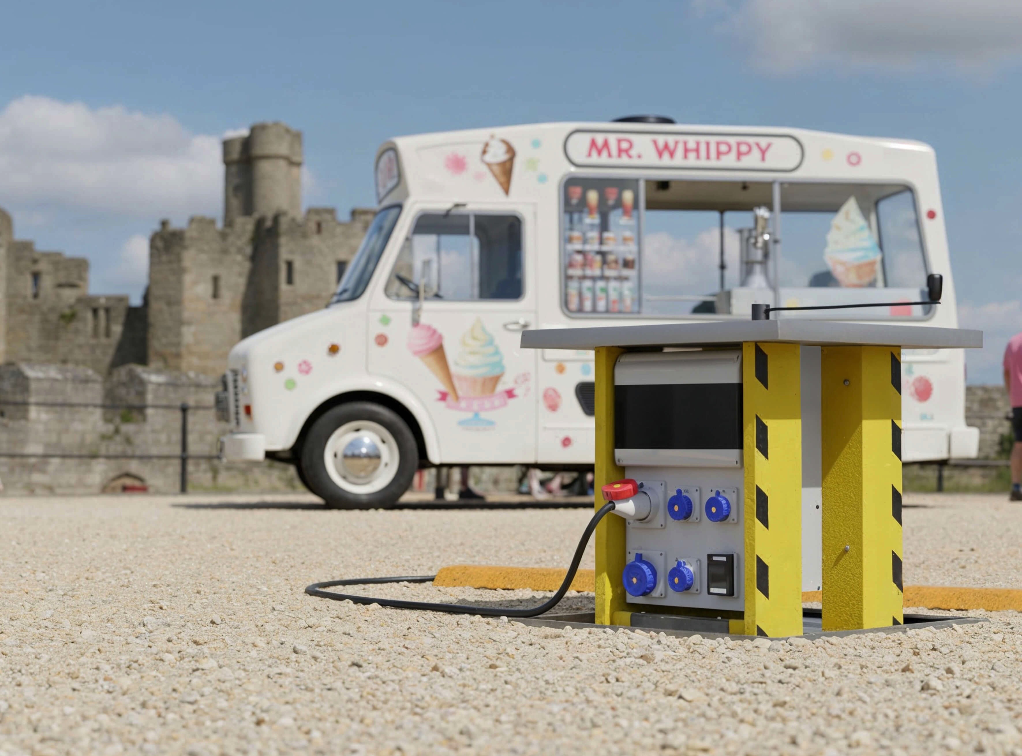 Pop Up Power Supplies Power Bollards